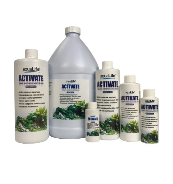 AquaLife Activate Freshwater Aquarium Starter and Cleaner, 1 Gallon