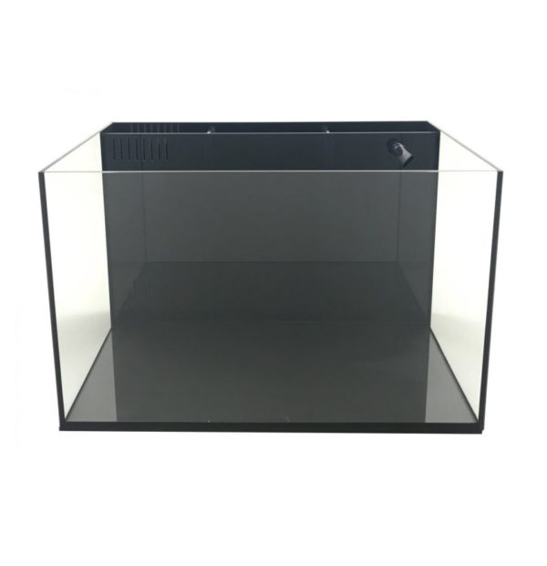 Hydra Aquatics Cascade B 45 Degree 10 Gal. Back Filter Aquarium 17.7" x 11.8" x 11" with Mat, No pump or media - Sold in set of 3 sizes including A, B, C